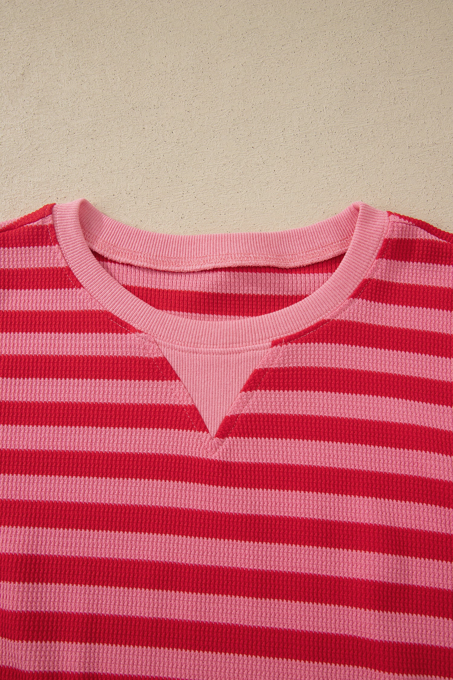 Green Stripe Puff Short Sleeve T Shirt Matching Shorts Set